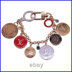 LOUIS VUITTON Bag charm Key chain ring holder AUTH TRUNKS & BAGS T&B COIN M60071