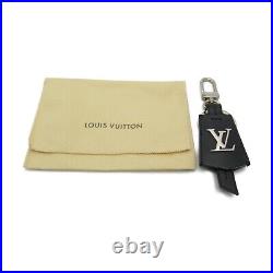 LOUIS VUITTON Cloche Cles Key chain M68020 leather Black Used unisex LV SHW
