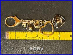 LOUIS VUITTON Key ring holder chain Bag Charm Bijoux Sack Cool Black M65757 F/S