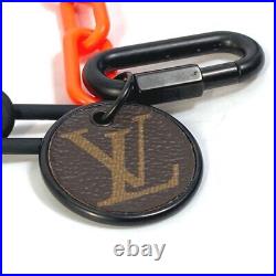 LOUIS VUITTON MP2296 Monogram carabiner Porte Cles Key Chain Wallet Chain