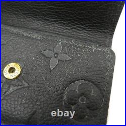 LOUIS VUITTON Multicle 6 key holder M64421 Monogram empreinte leather Black Used