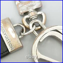 LOUIS VUITTON PORTE CLES LV CLUB Key Ring Key Holder Taiga Ardoise Silver M66134