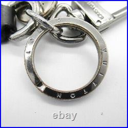 LOUIS VUITTON Porte cles Dragonne Key chain ring M61950 Monogram Eclipse leather
