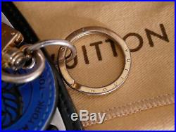 LOUIS VUITTON World Tour Series Bag Charm M63201 Key Ring Key Chain Auth #3677P