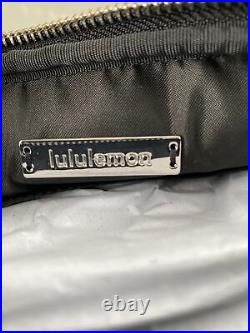 LULULEMON Crossbody Camera Bag Black/Silver hardware NWT FREE KEYCHAIN & SHIP