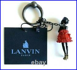 Lanvin Miss Lanvin 07 Key Holder Key Ring Key Chain Charm NIB withtags