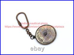 Lot of 100 pcs Vintage solid Brass Calendar Key Chain 50 Years (2005 to 2054)