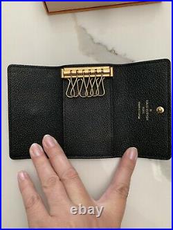 Louis Vuitton 6 Key Holder Empriente Noir Authentic, Excellent Used Condition