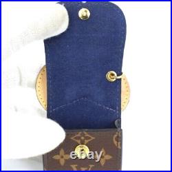 Louis Vuitton AirPods Earphone Case Monogram Cat Key Ring Chain Bag Charm GI0448