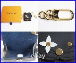 Louis Vuitton AirPods Earphone Case Monogram Cat Key Ring Chain Bag Charm GI0448