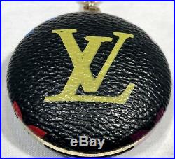 Louis Vuitton Astropill Black Multicolor Bag Charm Key Ring Light LVABM Rare