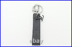 Louis Vuitton Authentic Metal Leather Porte Cles Dragonne Key Chain Bag Charm LV