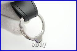 Louis Vuitton Authentic Metal Leather Porte Cles vale Key Chain Bag Charm Auth