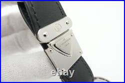 Louis Vuitton Authentic Metal Leather Porte Cles vale Key Chain Bag Charm Auth