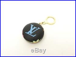 Louis Vuitton Authentic Monogram MULTICOLORE Noir Mini Light Key Chain Bag Charm