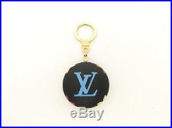Louis Vuitton Authentic Monogram MULTICOLORE Noir Mini Light Key Chain Bag Charm