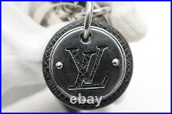 Louis Vuitton Authentic Taiga Leather porte cles neo LV club Key Chain Bag Charm