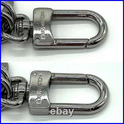 Louis Vuitton Bag Charm Key ring chain Padlock M00967 LV lock black silver logo