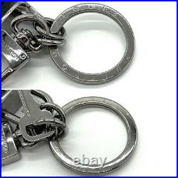 Louis Vuitton Bag Charm Key ring chain Padlock M00967 LV lock black silver logo