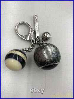 Louis Vuitton Bijoux Sack Mini Lan Key chain Ring Noir Balls from japan