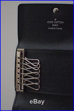 Louis Vuitton Black Damier Graphite Key Holder Wallet