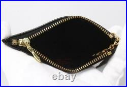 Louis Vuitton Black Epi Leather Pochette Cles Key Pouch Keychain 861937