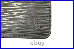 Louis Vuitton Black Epi Pochette Clefs Key Case Ring M63802 YH00346