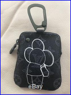 Louis Vuitton Black Vivienne Zip Bag Charm and Key Holder