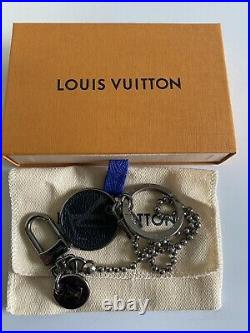 Louis Vuitton Calfskin Monogram Eclipse ID Pocket Key Chain Bag Charm & Holder