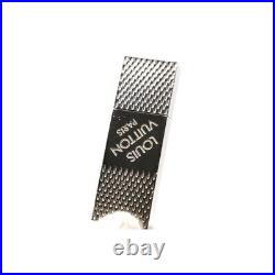Louis Vuitton Damier Charm Key Chain M72389 LV Key Ring Logo Silver Black USB