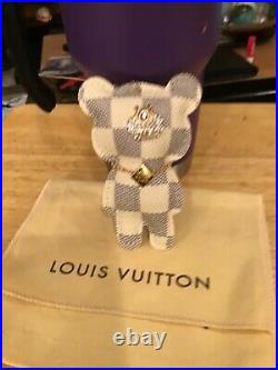 Louis Vuitton Damier bear keychain/bag charm