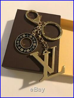 Louis Vuitton Key Chain Bag Charm Color Black