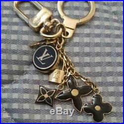 Louis Vuitton Key Chain Charm Black and Gold m56246377941 Pre-owned From Japan