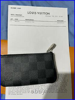 Louis Vuitton Key Cle Damier Ebene Noir