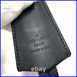 Louis Vuitton LV M68020 Keyring Keychain Leather Black