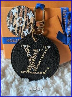 Louis Vuitton Ltd. Ed. Jungle Key Chain Purse Charm (Black) BNIB with Receipt