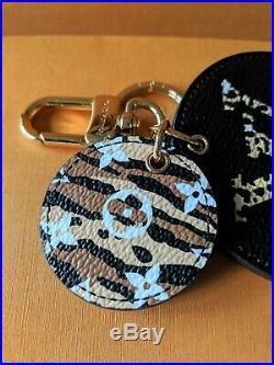 Louis Vuitton Ltd. Ed. Jungle Key Chain Purse Charm (Black) BNIB with Receipt