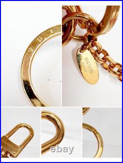 Louis Vuitton M67298 Porto cle Vivienne Key Ring Chain Holder Bag Charm Petal