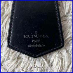 Louis Vuitton MP1795 Anschape Key Chain Ring Bag Charm Monogram Eclipse Holder