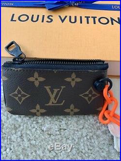 Louis Vuitton Monogram Chain Key Pouch Pochette Clefs Wallet Virgil Abloh Men