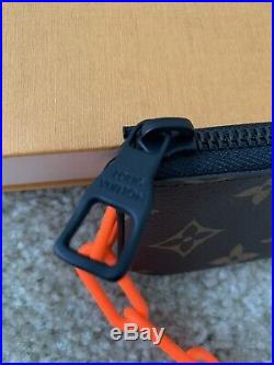 Louis Vuitton Monogram Chain Key Pouch Pochette Clefs Wallet Virgil Abloh Men
