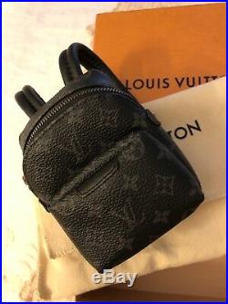 Louis Vuitton Monogram Eclipse Keyring BACKPACK BAG CHARM M61964