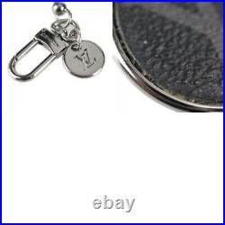 Louis Vuitton Monogram Eclipse Porte Cressienne Id Keychain M63629 Metal Black
