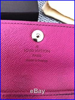 Louis Vuitton Multi Color Black Pink Key Pouch Holder