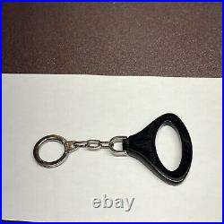 Louis Vuitton Porte Cles Epi Z Keychain Black Resin