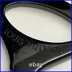 Louis Vuitton Porte Cles Epi Z Keychain Black Resin