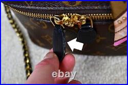 Louis Vuitton Vanity PM Reverse Monogram Leather Shoulder Bag Handbag Purse