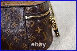 Louis Vuitton Vanity PM Reverse Monogram Leather Shoulder Bag Handbag Purse