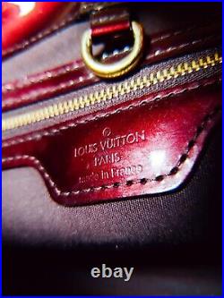 Louis Vuitton Wilshire PM Monogram Handbag Amaranth MADE IN FRANCE
