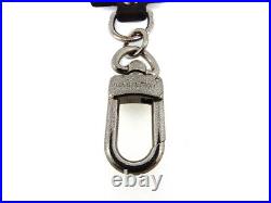 Louis Vuitton key chain goddess leather metal Authentic used T17344